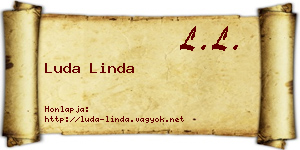Luda Linda névjegykártya